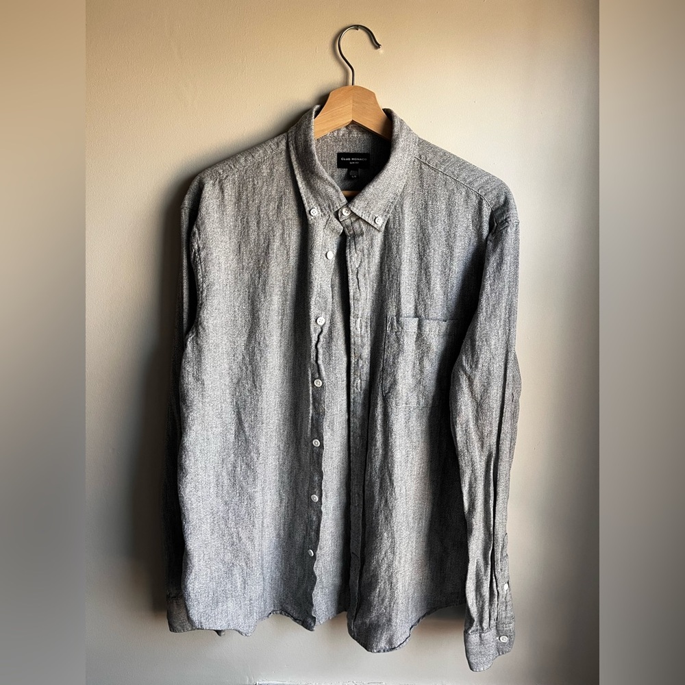 Club Monaco large slim fit button up shirt